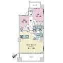 プレシス入谷 間取図