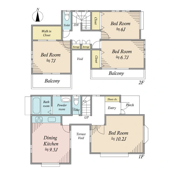 横浜市神奈川区沢渡 間取図