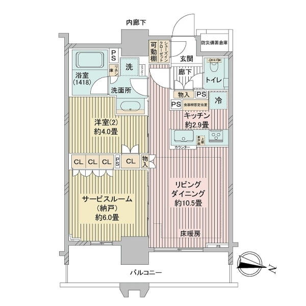 エクセレントザタワー 間取図