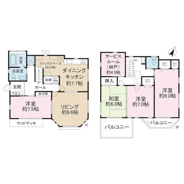 鎌倉市鎌倉山４丁目 間取図