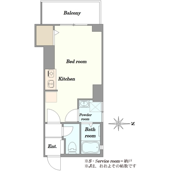 秀和番衆町レジデンス 間取図
