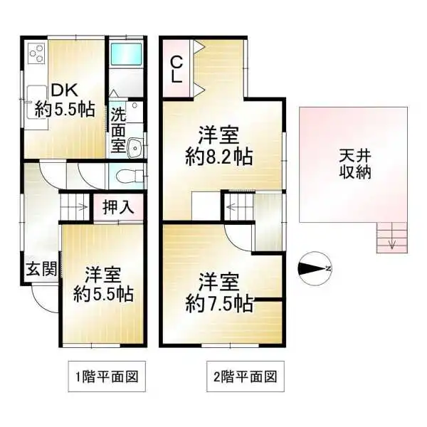 京都市右京区西院乾町 間取図