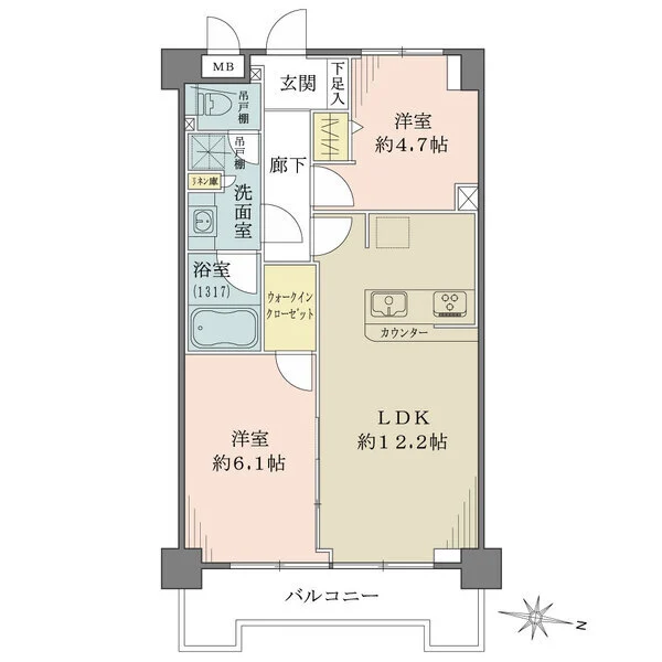 サンリーノ浦安 間取図