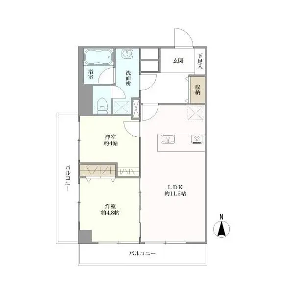 馬込マンション 間取図