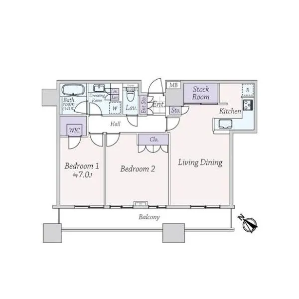 ステーションプラザタワー 間取図
