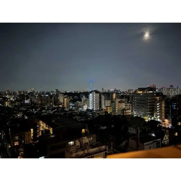 アトラスアベニュー文京大塚 眺望：東側バルコニーからの眺望 夜景(ズームなし)