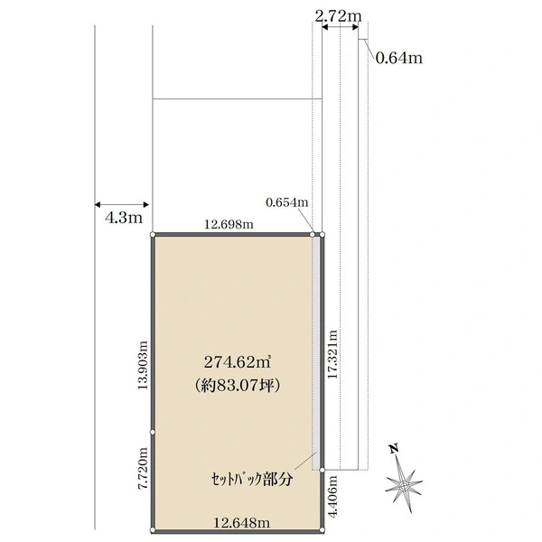 三鷹市下連雀２丁目 間取図