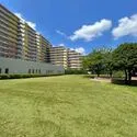 リムザ 広場があり、お子様の遊び場としても好適です