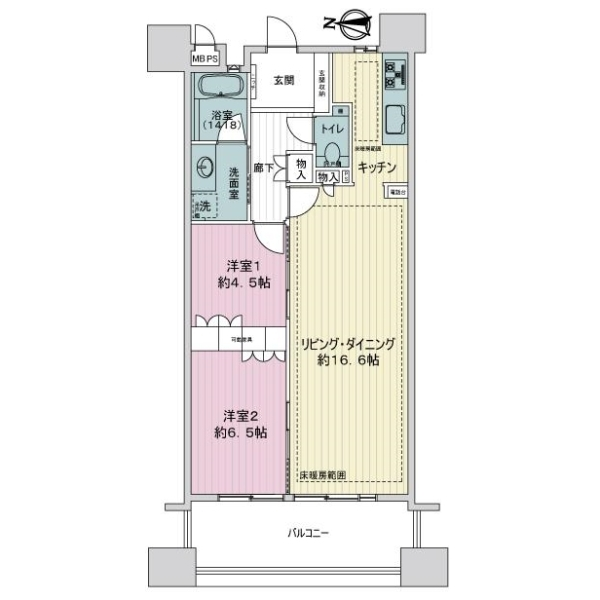 ライオンズシティ丸の内 間取図
