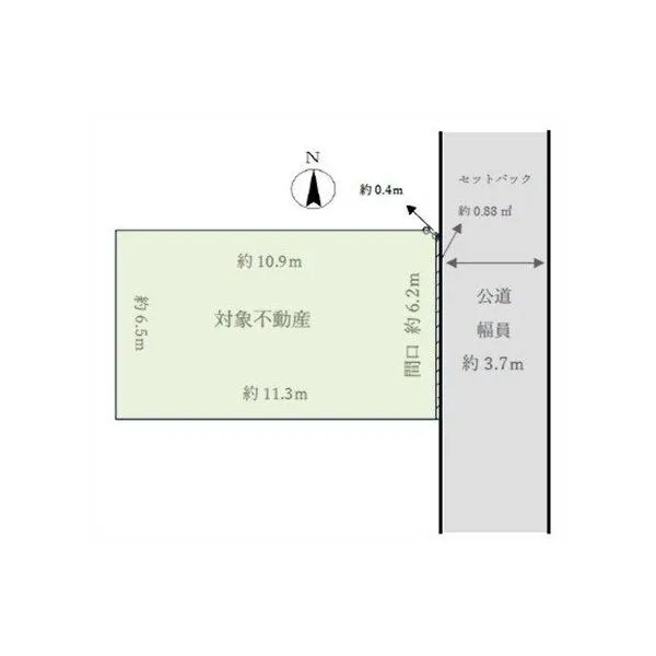 京都市下京区梅小路東町 間取図