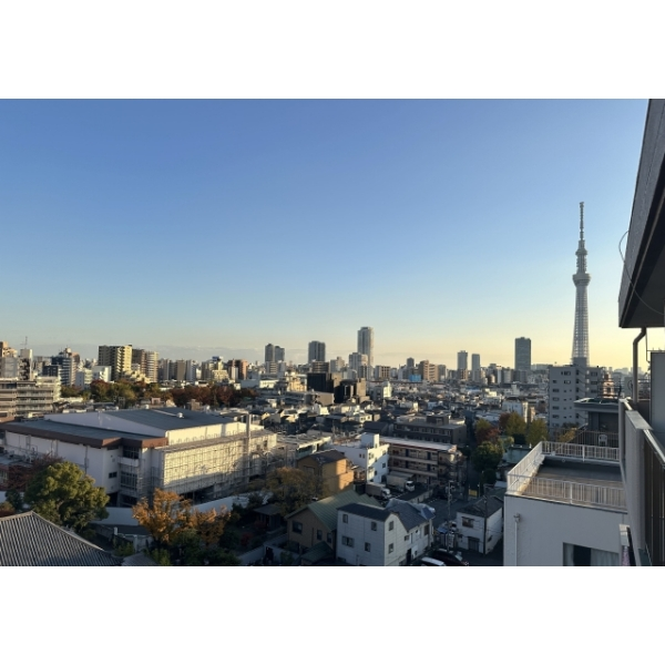 ニックハイム向島百花園 バルコニーからの眺望