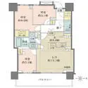 幕張ベイパーク　クロスタワー＆レジデンス 間取図