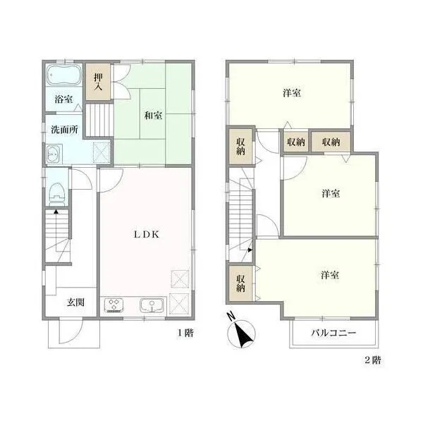 横浜市瀬谷区相沢７丁目 間取り図