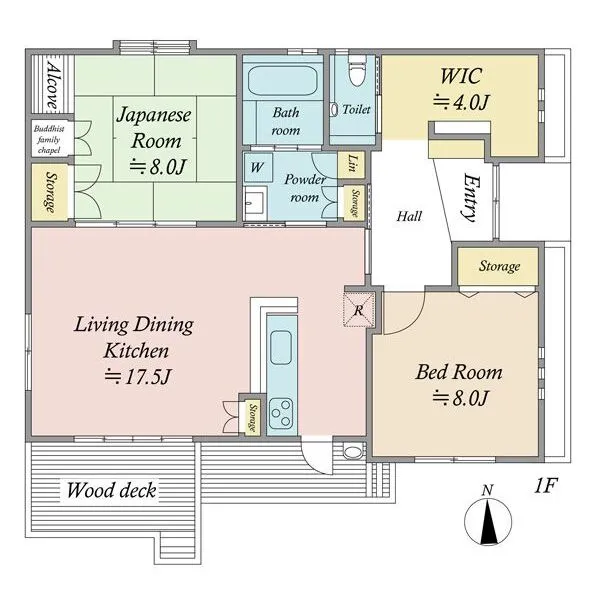 荒川区東尾久8丁目 間取図