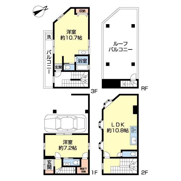 神戸市長田区水笠通６丁目 間取図