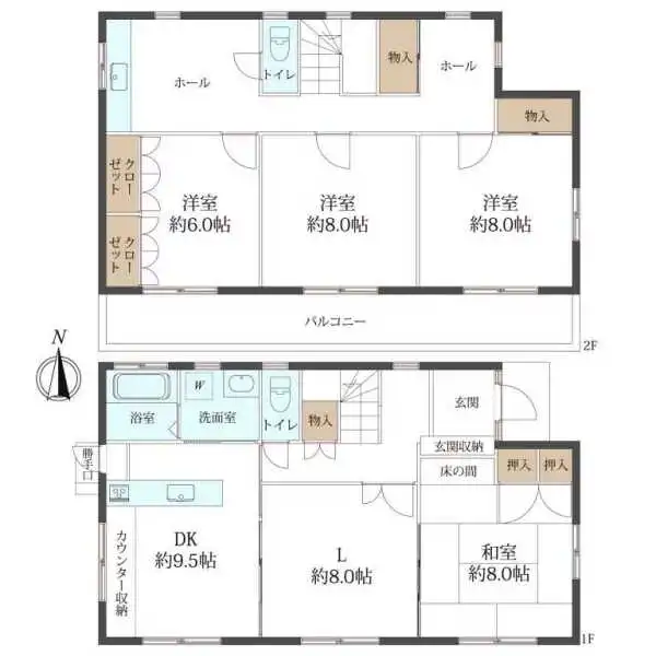 松戸市小金原９丁目 間取図
