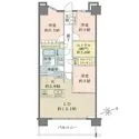 ヒルトップマークス多摩唐木田 間取図
