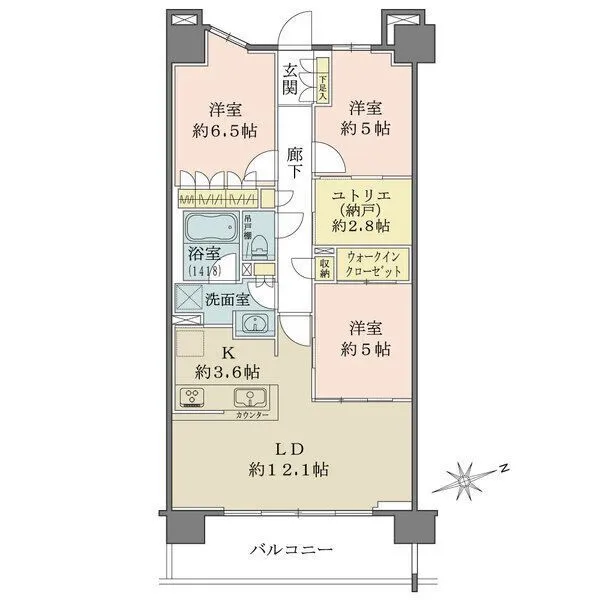 ヒルトップマークス多摩唐木田 間取図