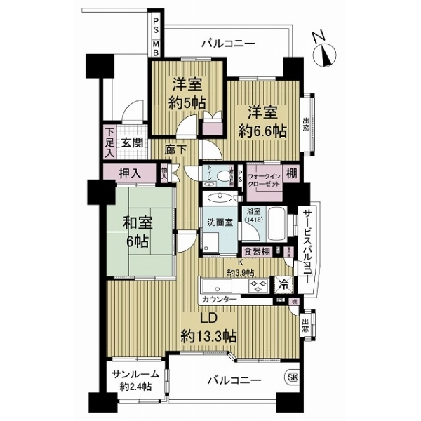八事アインス 間取図