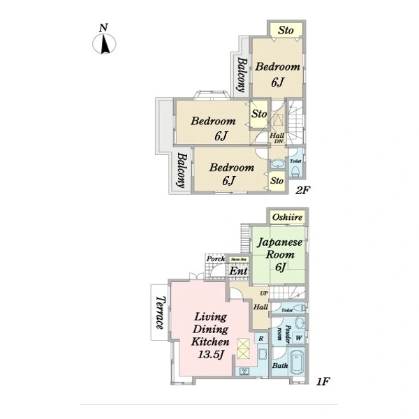 横浜市鶴見区江ケ崎町 間取図