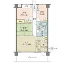 藤和シティホームズ綾瀬 間取図