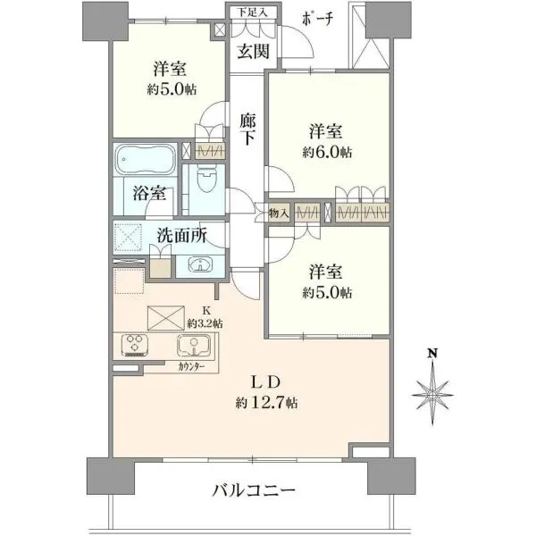 オアシティ錦糸町 間取図
