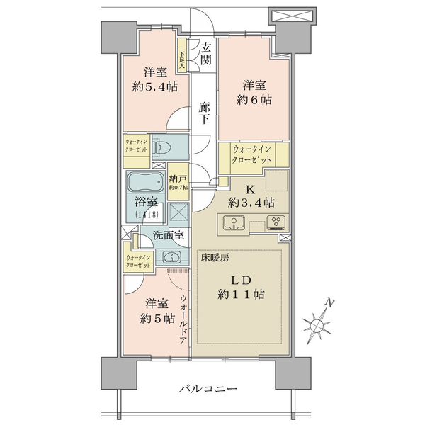 ＳＨＩＮＴＯ　ＣＩＴＹ（シントシティ） 間取図