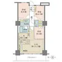 プライムパークス品川シーサイドザ・タワー 間取図