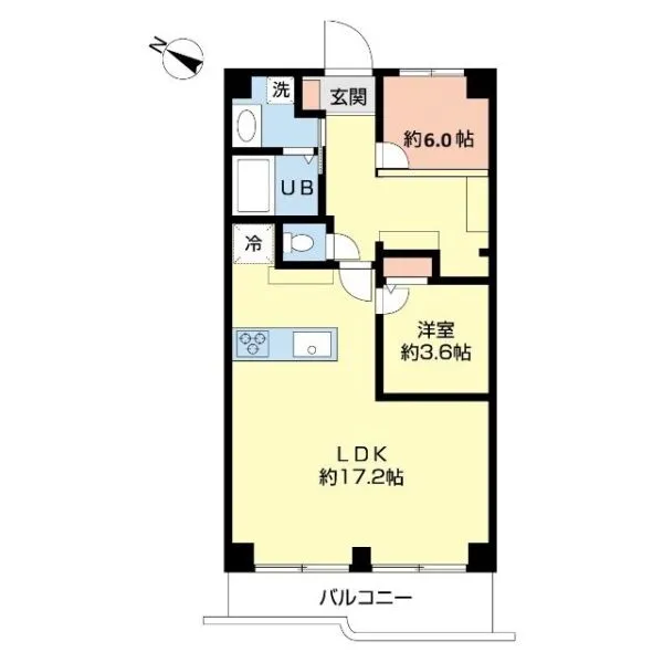 コーヅ関町スカイハイツ2号棟 間取図