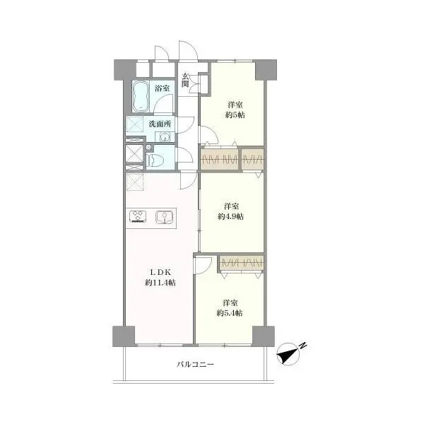 メイツ品川　東棟 間取図