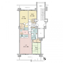 港北ニュータウンイオ２番館 間取図