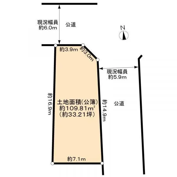 名古屋市熱田区幡野町 間取図