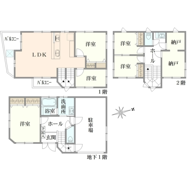 町田市南成瀬４丁目 間取図