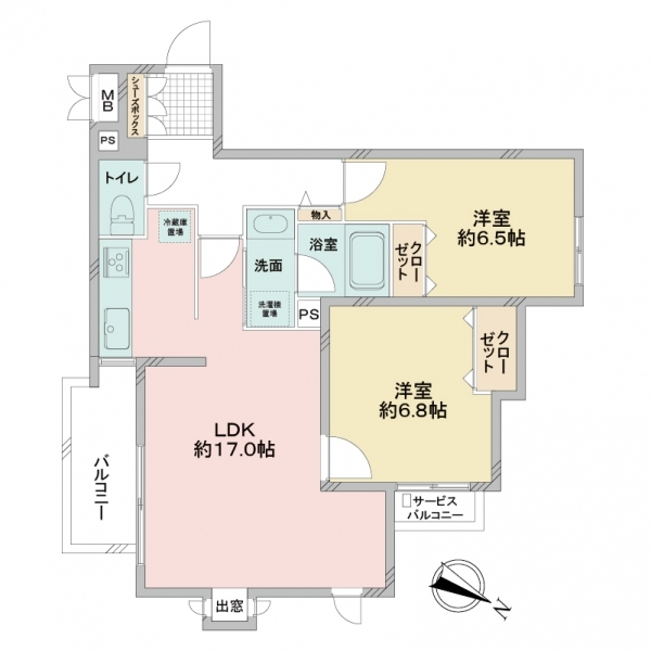 アルファステージ二子多摩川 間取図
