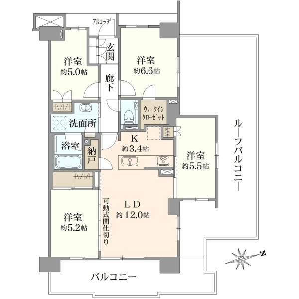 プラウド駒込トレサージュ 間取図