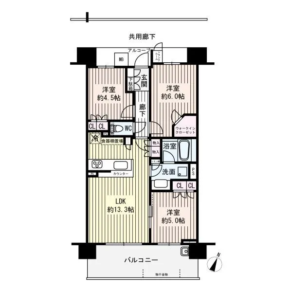 摩耶シティ　ＳＴＡＴＩＯＮ　ＢＬＯＯＭ　 間取図