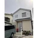 名古屋市西区平中町 ナチュラルであたたかみのあるカラーの外観が採用されています。開口部が多く、陽当り・通風良好です。