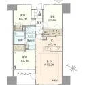 プラウド市川マークス 間取図