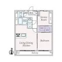 シャトレ明大前 間取図