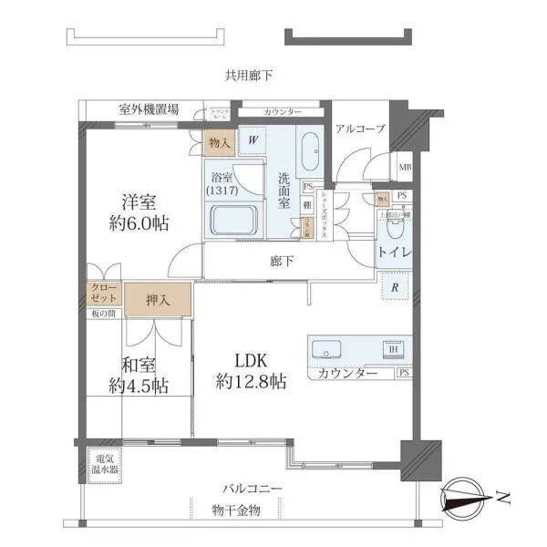 ネバーランド梅田北 間取図