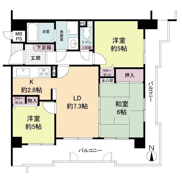 クレメント御所西 間取図
