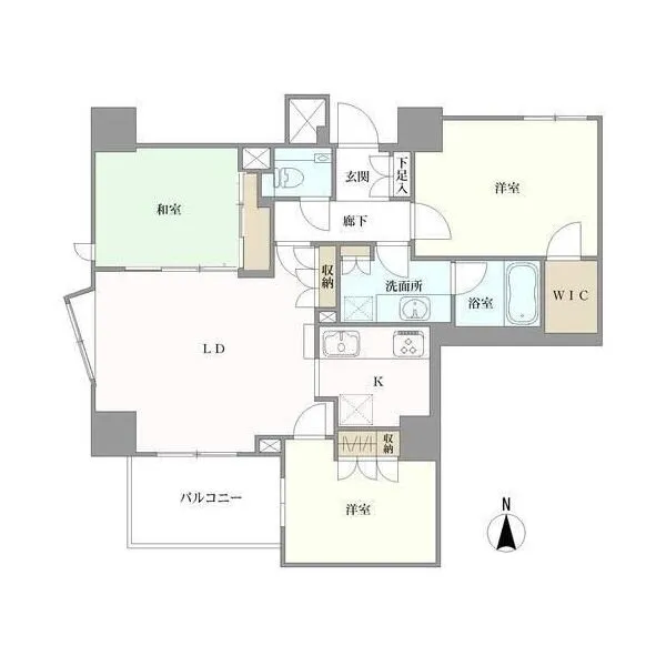 アトラス国領ガーデンタワー 間取図