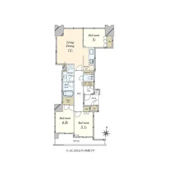 ワールドシティタワーズ　ブリーズタワー 間取図