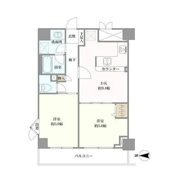ロイヤルステージ海老名ＩＩＩ 間取図