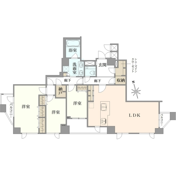 サンウッド目白台 間取図