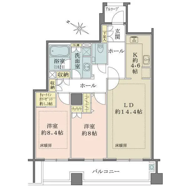 ホーマット三番町 間取図