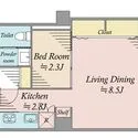 宅研学芸大マンション 間取図