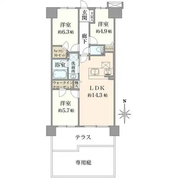 メイツ立石サウスコート 間取図