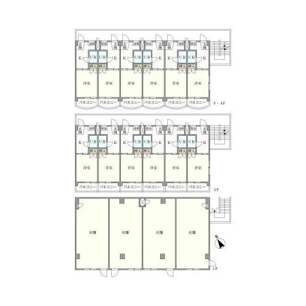 名古屋市千種区内山１丁目 間取図