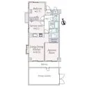 ライオンズマンション国立第８ 間取図